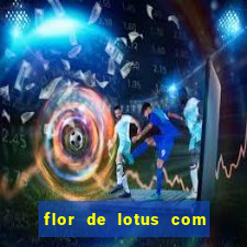 flor de lotus com lua tatuagem